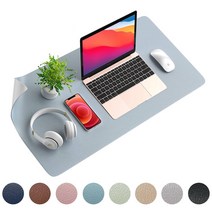 디피니스 120x60 데스크매트 책상패드 가죽 데스크패드, 120x60_라이트그레이