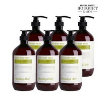 [부케가르니]히말라야 허브 나드 레몬민트향 바디워시 900ml x6, 색상:one color|사이즈:free