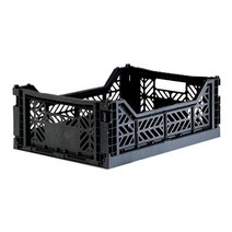 아이카사 폴딩박스 M black, 블랙
