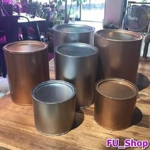 ForU603 럭셔리 메탈 깡통화분