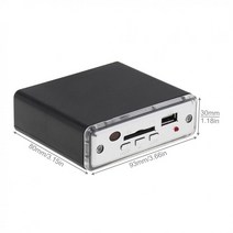 dsp앰프 카오디오 스피커 앰프 12V 미니 경량 휴대용 자동차 바이크 오토바이 스테레오 Amp LED USB / SD 디지털 플레이어 MP3 리모콘 포함