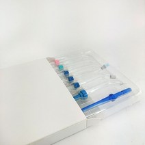 아쿠아픽 구강세정기 세척기 물치실 물양치 치아 치간 세척기, 세트를 위한 7 PC