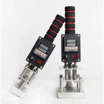 휴대용 날인기 핸드 열프레스기 각인기로고 금박기, 더블 핸들 1000w 가열판 10-13cm