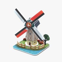 모또 유명 건축물 풍차 3D입체퍼즐 만들기, 단일/상품