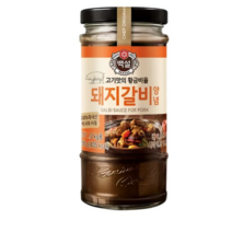 백설 돼지갈비 양념(290g(박스 20개입)/500g (박스 12개입)/ 840g(박스 12개입)), 290g, 20개