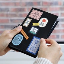 인디고 스토리지 티켓북 (56포켓. 스티커 4장) (블랙), 상세페이지 참조