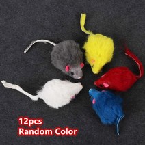 고양이 장난감 용품 12 Pcs 마우스 진짜 혼합로드 된 고양이 장난감 대화 형 소리와 함께 씹 잡기 도매 애완 동물 용품 973bEA4e1, 02 12pcs random