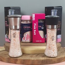 히말라야 핑크솔트 그라인더 통후추 깨소금 참께 시즈닝 돌잔치 결혼식 조문장례 칠순 답례품 기념품(답례문구), 05 핑크소금 2종(250g+그라인더)_P.P