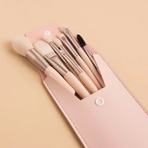 메이크업 파운데이션 브러쉬 세트 코스메틱 파우더 아이 섀도우 블러쉬 블렌딩 컨실러 걸스 뷰티 도구 프로페셔널, [11] 8pcs-Light skin-bag