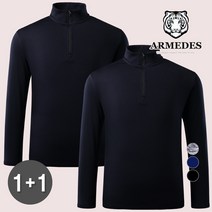 아르메데스 남성용 반목 터틀집업 기모상의 AR31 2p