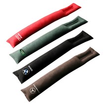 전차종 호환틈새커버 원단 알칸타라 스웨이드 틈새쿠션 분실방지 새차선물, 아우디, 블랙 2p