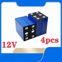 인산철시동배터리 스파크 딥싸이클 배터리 전기 자동차 태양 에너지용 충전식 팩 310Ah 280Ah Lifepo4 12V 24V A 등급 EU 미국 면세 신제품, [06] 310AH-4pcs