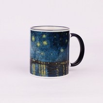 Mug 명화 머그컵 반 고흐 _론강의 별밤