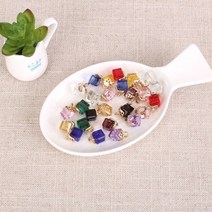 짱패브릭 스퀘어 크리스탈 팬던트-15color, 라일락