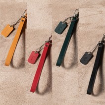 본아띠 (BonAtti) 지니 천연 소 가죽 손목스트랩, 1개, 블랙