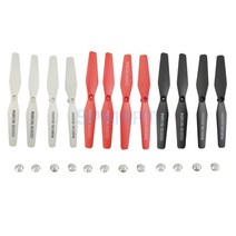 호환 VISUO XS809 XS809W XS809HW 8807 8807W RC 레이싱 드론 쿼드콥터 부품용 프로펠러 프롭 블레이드 CW CCW 12 개