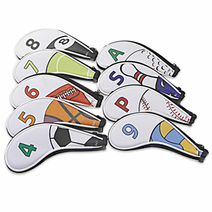 새봄맞이 아이언통 드라이버 보호필름 자석아이언커버 일자퍼터, 화이트(300007)