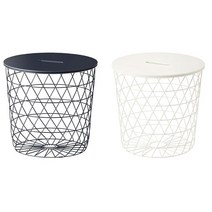 이케아 KVISTBRO 크비스트브로 수납테이블44cm/커피테이블/협탁/거실테이블, 화이트_103.494.53