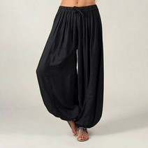 남녀공용 인도 알라딘 바지 코튼 헐렁한 요가 하렘 조커팬츠 데일리 면 냉장고 편한