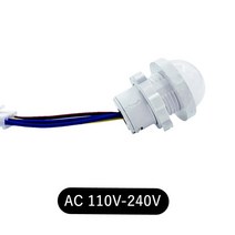 조명 LED PIR 인체 적외선 감지기 모션 센서 스위치 홈 AC110-240V DC 12V 24V 품질 제품, [01] 110V 240V
