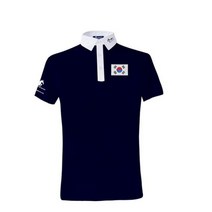 승마용품 Cavasion 맞춤형 승마 라이더 여성 말 티셔츠 해군 기사 소녀 흰색 티셔츠, L, Korea men Navy