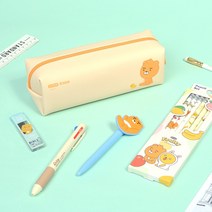 카카오프렌즈 신학기 필통 + 필기구 선물세트, 라이언, 라이언