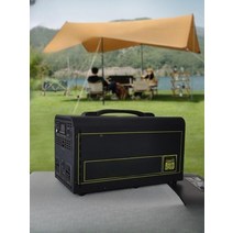 차박용 캠핑용 대용량 배터리 파워뱅크 리튬 인산철 캠핑용 휴대용 220v, 블랙 400W 110000mAh