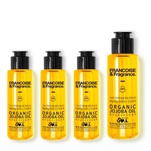 호호바오일 유기농 페이스오일 50ml 4개, 1세트