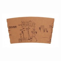 테이크아웃용품 일회용컵 홀더 거리여인 12온스 16온스 20온스용 500개 12시전주문, 1세트