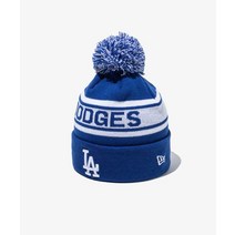 NEW ERA 무료반품 리그 폼폼 LA 다저스 비니 다크 블루 KNIT LEAGUE POMPOM LOSDOD D BLU 13338407