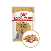 로얄캐닌 요크셔테리어 어덜트 (12개입) 습식사료 파우치, 1팩, 85g, 닭