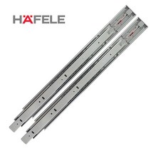 헤펠레 원터치 3단 푸쉬 볼레일 서랍레일 가구 싱크대, 400mm