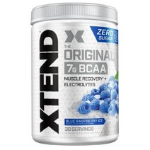엑스텐드 오리지널 BCAA 파우더 1.22kg 아미노산 3개월분, 30인분(1팩), 블루라즈베리아이스