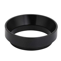 58mm 알루미늄 범용 커피 도징 링 깔때기 교체 커피 메이커 커피 메이커 액세서리 수제 커피에 필요한 도구(블랙), 검은 색
