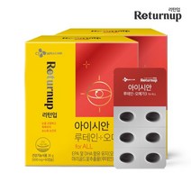 씨제이 리턴업 아이시안 루테인+오메가3 60캡슐x2박스(2개월), 상세 설명 참조, 단일옵션