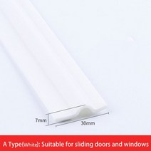 물기흡수테이프 방수 창문틀 베란다 곰팡이 10M-40M 웨어러블 도어 창 씰링 스트립 Pu 폼 자체 접착 어쿠, A Type-White, 20M