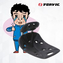 에스백 스탠다드 영 자세 골반 허리 척추 디스크 바른자세 교정 방석 보호 보정 의자, 에보니 블랙