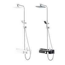 셀프리빙 필터 선반형 해바라기 샤워기, 화이트