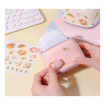 LED 빵 메이커 조명 USB 충전 디밍 침대 옆 테이블 스위치 무드 라이트 침실 핑크, 한개옵션0