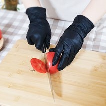 감플 니트릴장갑 라텍스 고무장갑 x 100매, 대(L), 블랙(5g)