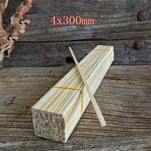 나무 판자 재단 10 개/몫 멀티 사이즈 라운드 사각형 대나무 스틱 DIY 공예 만들기 모델링 재료, 01 1