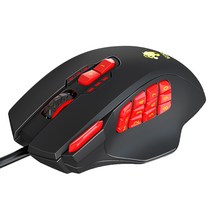 KCPDS 마우스 멀티 키 매크로 프로그래밍 게임 유선 광학 게임 마우스 무료 드라이브 압력 게임 필수, I500014987