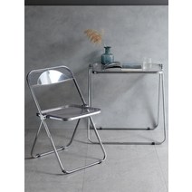 투명의자 아크릴의자 미드센추리 팔걸이 골드 카페 매장 현대 미니멀 홈 다이닝 의자 그물 레드 ins 투명 뒤 아크릴 접는 의류, [17] 브라운 접이식 테이블 - 초강력 전기도금 이름