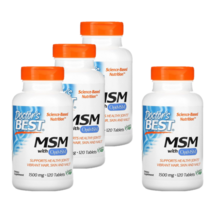 (3+1) 닥터스베스트 MSM 1500mg 120정 4팩 옵디엠에스엠 식이유황, 1개, 기본