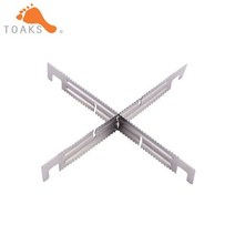 캠핑 화목난로 펠렛난로 펠릿 장작난로 Toaks-티타늄 나무 스토브 크로스 스탠드 미니 초경량 휴대용 랙 하, 01 2 pcs