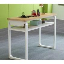 네일 시술대 작업대 네일샵 테이블 1인 2인 우드 화이트, 화이트120x40x74cm