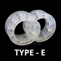 쇼바 자동차 용 완충 장치 abcde 유형 스프링 자동 버퍼 고무 스프링 범퍼 자동차 버퍼 서스펜션 외장 부품, type-e 버퍼