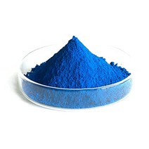 T-MILES 브라운 산화철 브라운 산화철 미네랄 안료 예술적 및 식 페인팅용 안료 콘크리트 점토 라임 석고 석조 및 페인트 제품(100g/백), 3.5 Ounce (Pack of 1), Blue