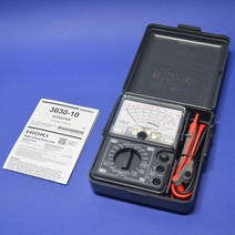 히오끼 아날로그테스터기 3030-10 AC DC600V 배터리/LED체크 4160018