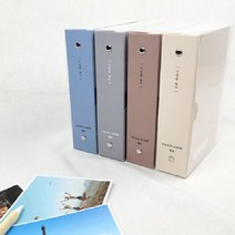 태아 프로포즈 포토북 예쁜 생일 소형 스크랩북 사진 보관 아이 태교 작은 엘범 셀프 선물 신생아앨범, 브라운